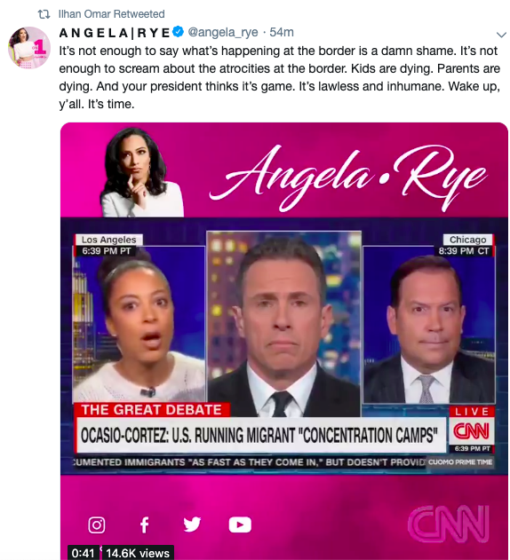 Ilhan Omar twitter retweet screenshot